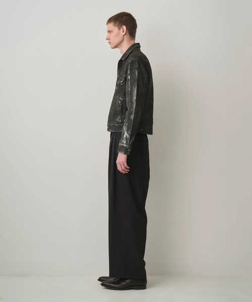Juha（ユハ） ジーンズ 「JUHA/ユハ」SILVER FOIL DENIM JACKET メンズ