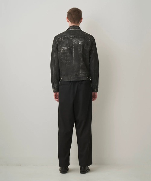 ジーンズ 「JUHA/ユハ」SILVER FOIL DENIM JACKET メンズの画像