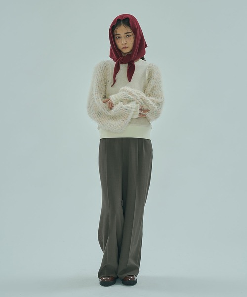 ROSE BUD（ローズバッド） トレーナー スウェット (mici)KNIT VOLUME