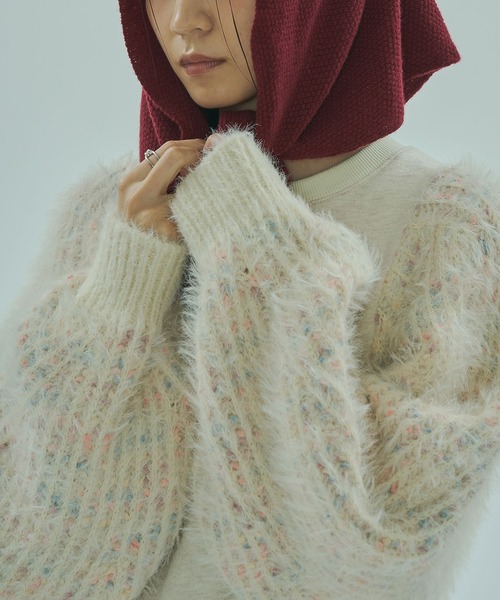 ROSE BUD（ローズバッド） トレーナー スウェット (mici)KNIT VOLUME
