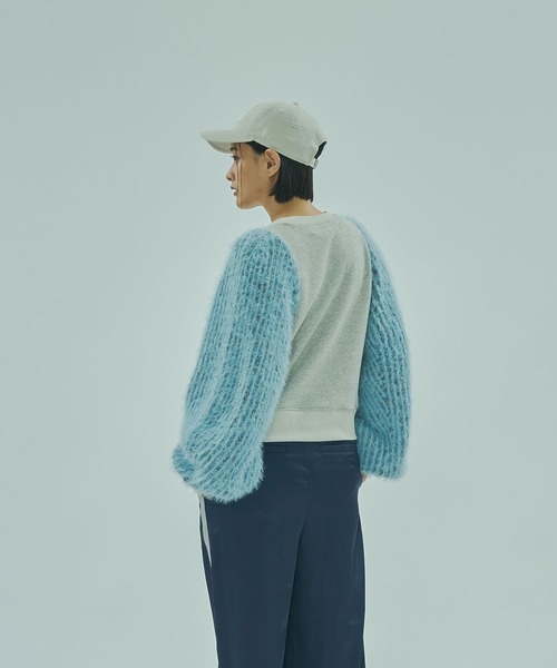 ROSE BUD（ローズバッド） トレーナー スウェット (mici)KNIT VOLUME