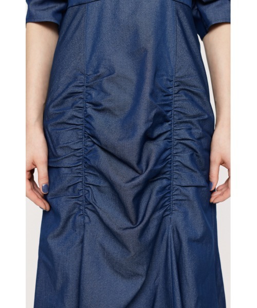 「SLY」 半袖ワンピース 1 ブルー レディース_画像2