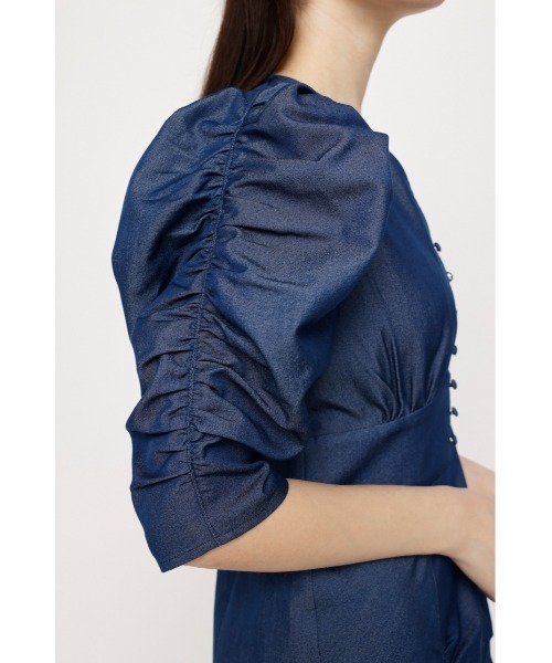 「SLY」 半袖ワンピース 1 ブルー レディース_画像6