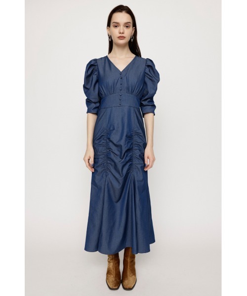 「SLY」 半袖ワンピース 1 ブルー レディース_画像8