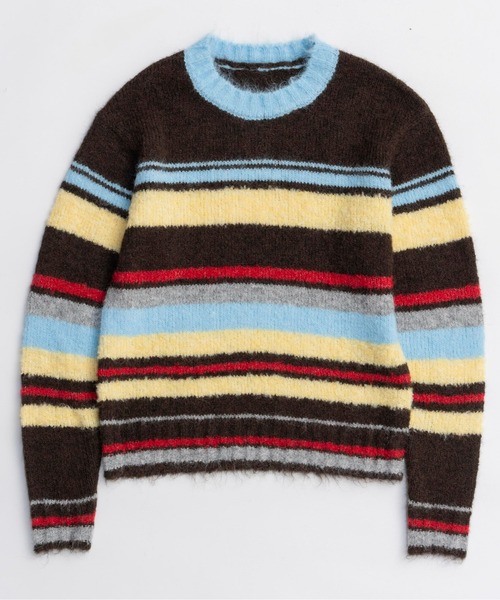MAISON SPECIAL（メゾンスペシャル） ニット セーター Multi-border