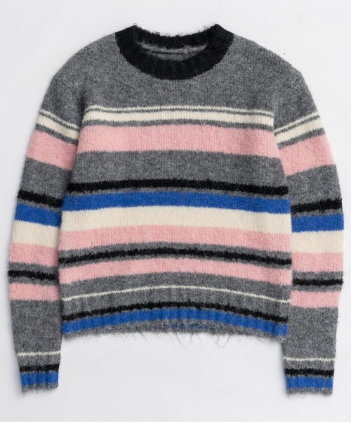 MAISON SPECIAL（メゾンスペシャル） ニット セーター Multi-border
