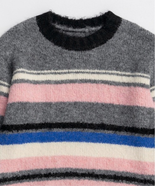 MAISON SPECIAL（メゾンスペシャル） ニット セーター Multi-border