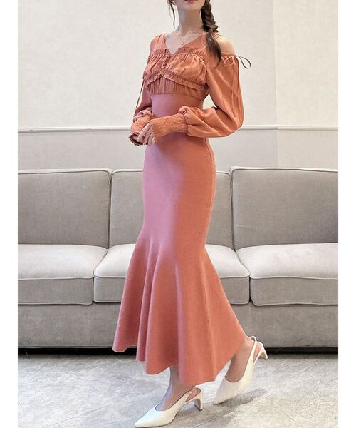 RESEXXY（リゼクシー） ワンピース バストギャザーマーメイド