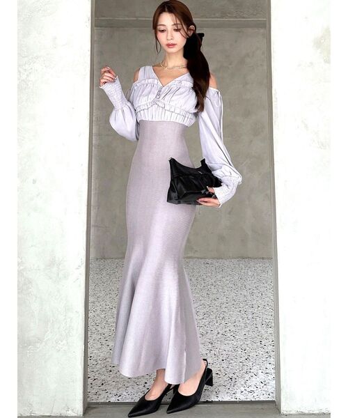 RESEXXY（リゼクシー） ワンピース バストギャザーマーメイド