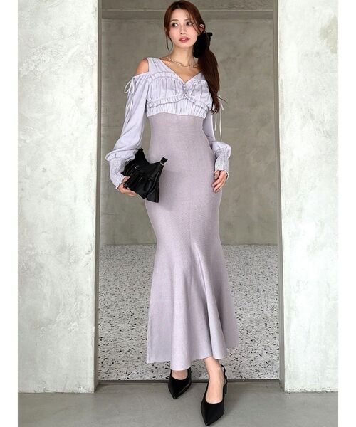 RESEXXY（リゼクシー） ワンピース バストギャザーマーメイド