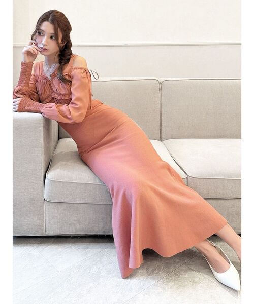 RESEXXY（リゼクシー） ワンピース バストギャザーマーメイド