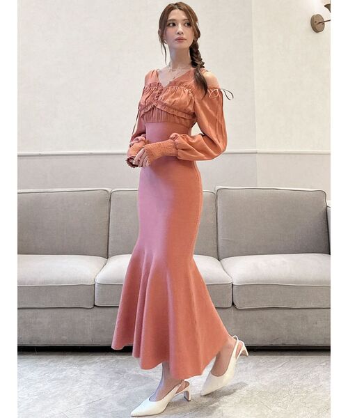 RESEXXY（リゼクシー） ワンピース バストギャザーマーメイド