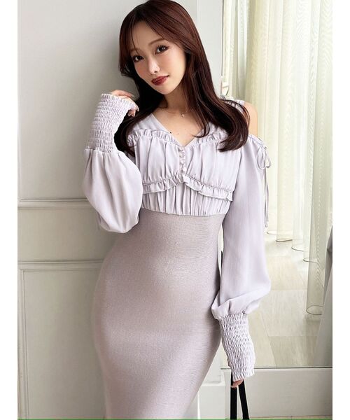 RESEXXY（リゼクシー） ワンピース バストギャザーマーメイド