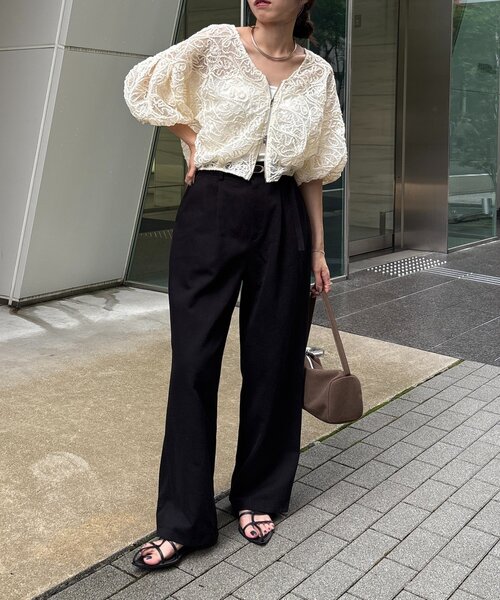 「CAPRICIEUX LE'MAGE」 ブルゾン FREE ブラック レディース_画像3