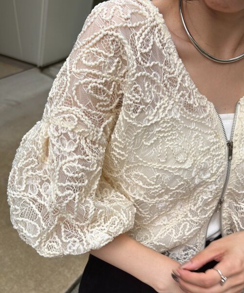 「CAPRICIEUX LE'MAGE」 ブルゾン FREE ブラック レディース_画像4