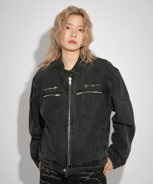 MSG」 デニムジャケット M ブルー メンズ : ZOZOTOWN Yahoo!店 - 通販