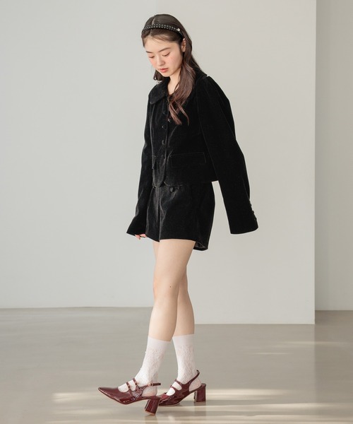 Heather（ヘザー） パンプス ダブルストラップミュール 608391