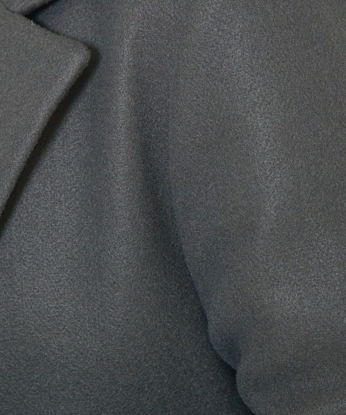 「abahouse mavie」 チェスターコート フリー ブラック レディース_画像5