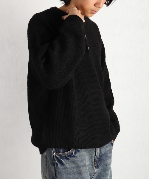 WESTSEA（ウエストシー） セーター ニット ウールミックス 片畦ルーズ