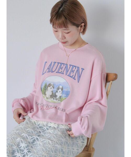 「ehka sopo」 スウェットカットソー F グレー レディース_画像2