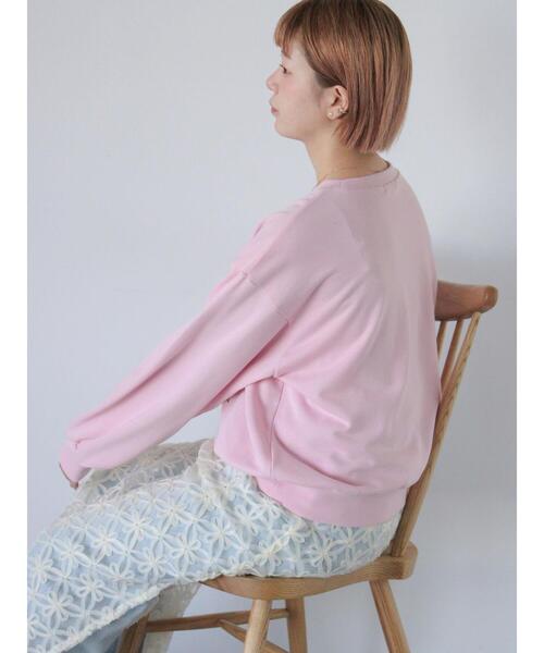「ehka sopo」 スウェットカットソー F グレー レディース_画像4