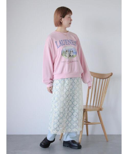 「ehka sopo」 スウェットカットソー F グレー レディース_画像8