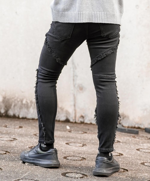 adamsJUGGLER（アダムスジャグラー） ジーンズ フリンジカットデニム