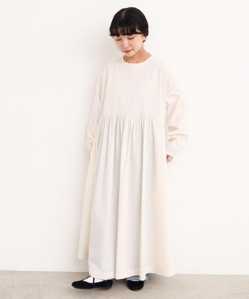 【新品未使用】l'atelier du savon 思い出プリントワンピース l'atelier du savon ] 思い出プリントブラウス＆ワンピース : l