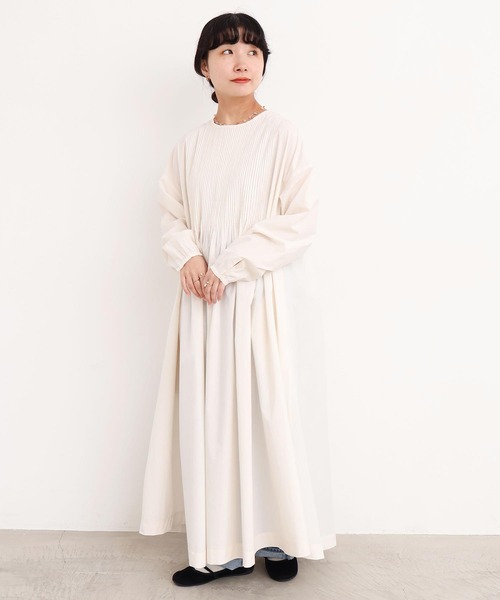 l'atelier du savon（アトリエドゥサボン） ワンピース バスクシャツ