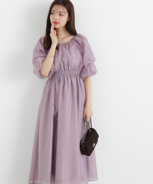 「PROPORTION BODY DRESSING」 半袖ワンピース MEDIUM ブラック レディースの画像