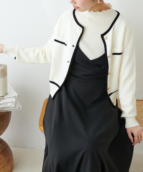 natural couture 「natural couture」 ニットカーディガン FREE