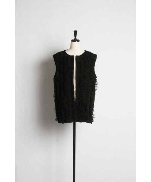 「&. NOSTALGIA」 ベスト M グレー レディース_画像2