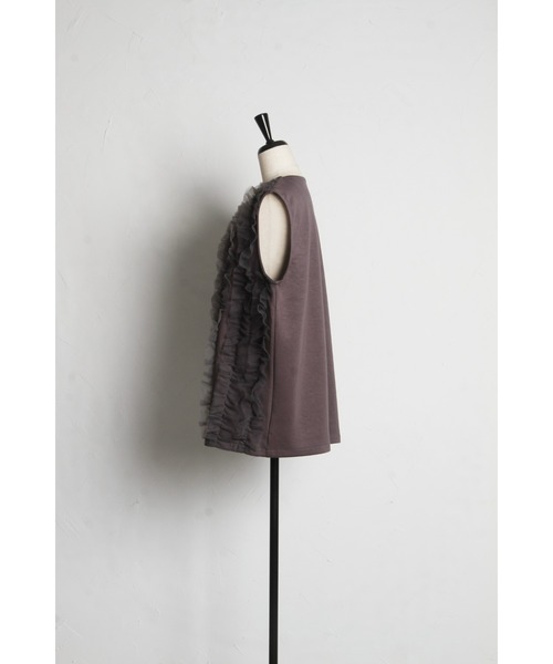 「&. NOSTALGIA」 ベスト M グレー レディース_画像4