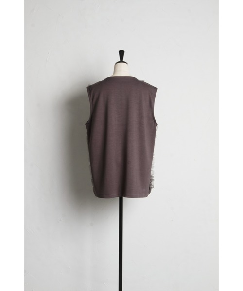 「&. NOSTALGIA」 ベスト M グレー レディース_画像5