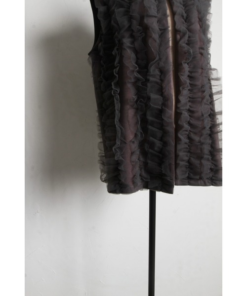 「&. NOSTALGIA」 ベスト M グレー レディース_画像8