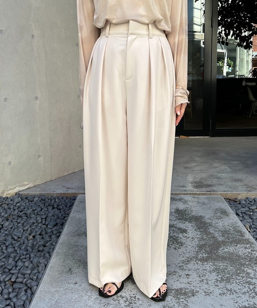 ネミカ NEMIKA ワイドパンツ イージー ウエストゴム ペイズリー柄 17