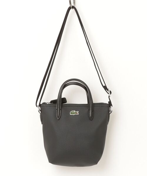 LACOSTE（ラコステ） 2WAYバッグ FREE ブラック レディース : ZOZOTOWN
