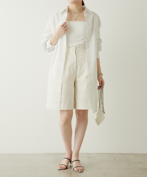 「le」 ショートパンツ SMALL ホワイト レディース_画像2