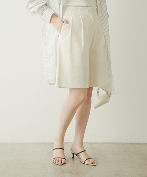 「le」 ショートパンツ SMALL ホワイト レディース_画像4