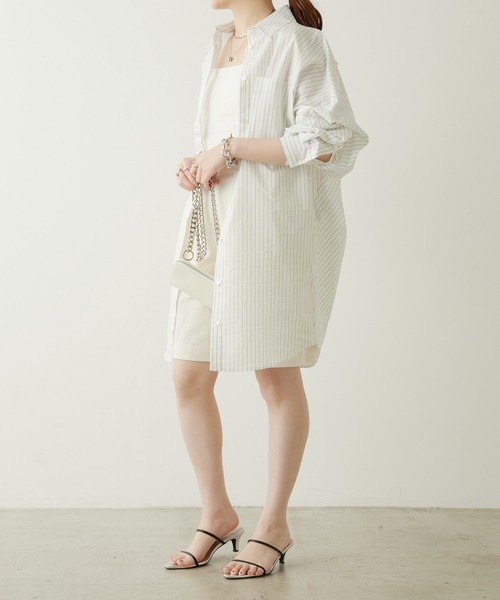 「le」 ショートパンツ SMALL ホワイト レディース_画像6