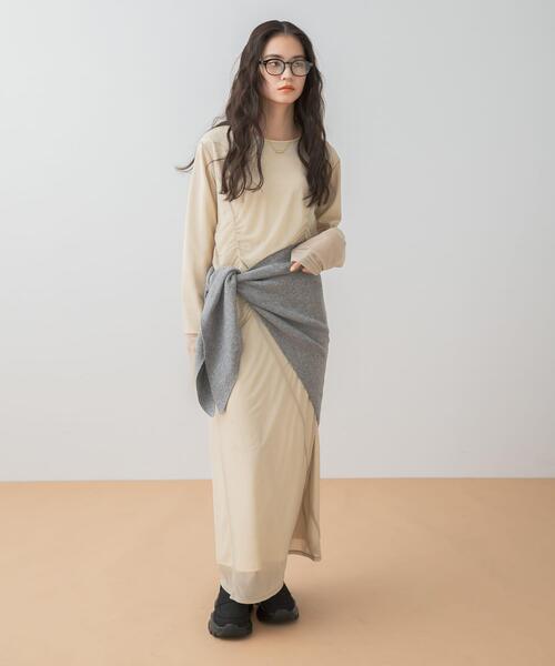 SENSE OF PLACE by URBAN RESEARCH ワンピース シアーレイヤード