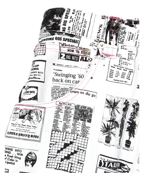 「Little sunny bite」 デニムパンツ SMALL ホワイト系その他 レディース_画像6