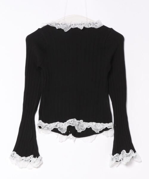 「MAISON DE THERESE」 長袖ニット FREE ブラック レディース_画像2