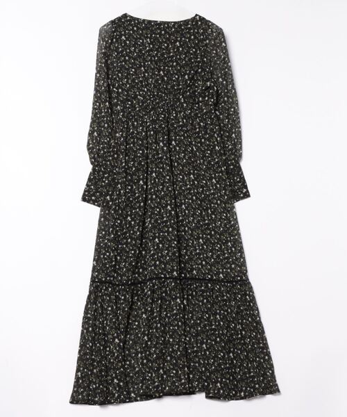 「archives」 長袖ワンピース MEDIUM アイボリー レディース_画像2