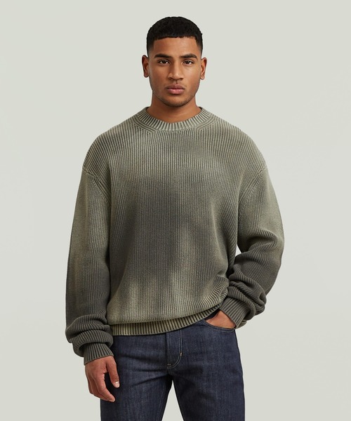 G-STAR RAW セーター ニット Sunfaded Loose Knit Pullover