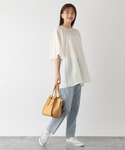 「GLOBAL WORK」 半袖チュニック F...の詳細画像5