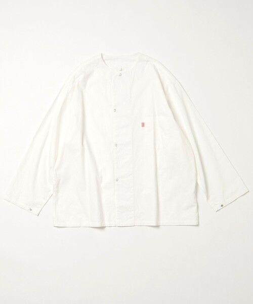 「HINSON」 長袖シャツ LARGE ブルー系その他 メンズ_画像2