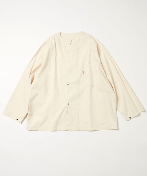 「HINSON」 長袖シャツ LARGE ブルー系その他 メンズ_画像3