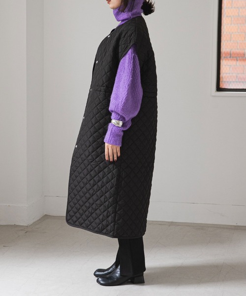 「rectangle」 ベスト FREE ブラック レディース_画像4