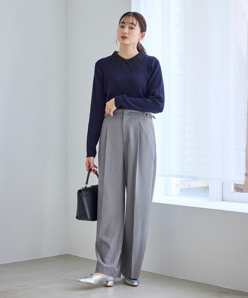 ROPE' PICNIC（ロペ ピクニック） パンツ 「WEB限定・丈長め」クリア